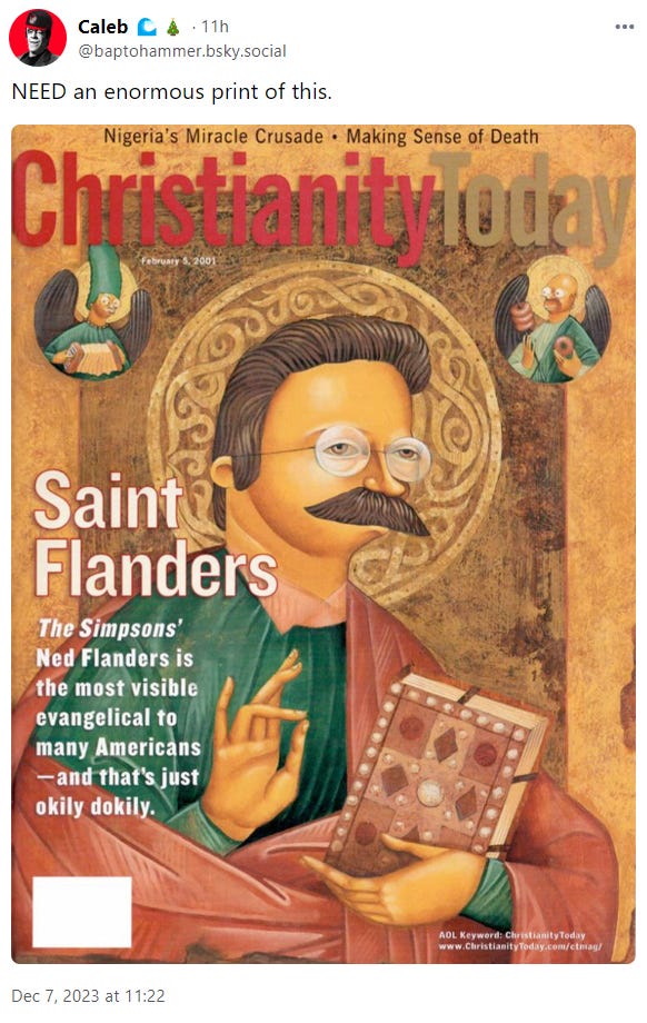 What if Ned Flanders is THE Christian?