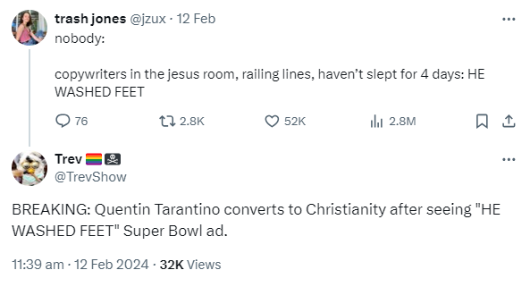 Wait, was Jesus a foot guy?